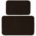 thumbnail image 1 of Garland Rug Herald Square 2pc Kitchen Rug Set 18 in. x 30 in. & 24 in. x 40 in. Mocha, 1 of 4