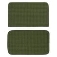 thumbnail image 1 of Garland Rug Herald Square 2pc Kitchen Rug Set 18 in. x28 in. Slice & 18 in. x28 in. Mat Sage, 1 of 4