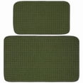 thumbnail image 1 of Garland Rug Herald Square 2pc Kitchen Rug Set 18 in. x 30 in. & 24 in. x 40 in. Mat Sage, 1 of 4