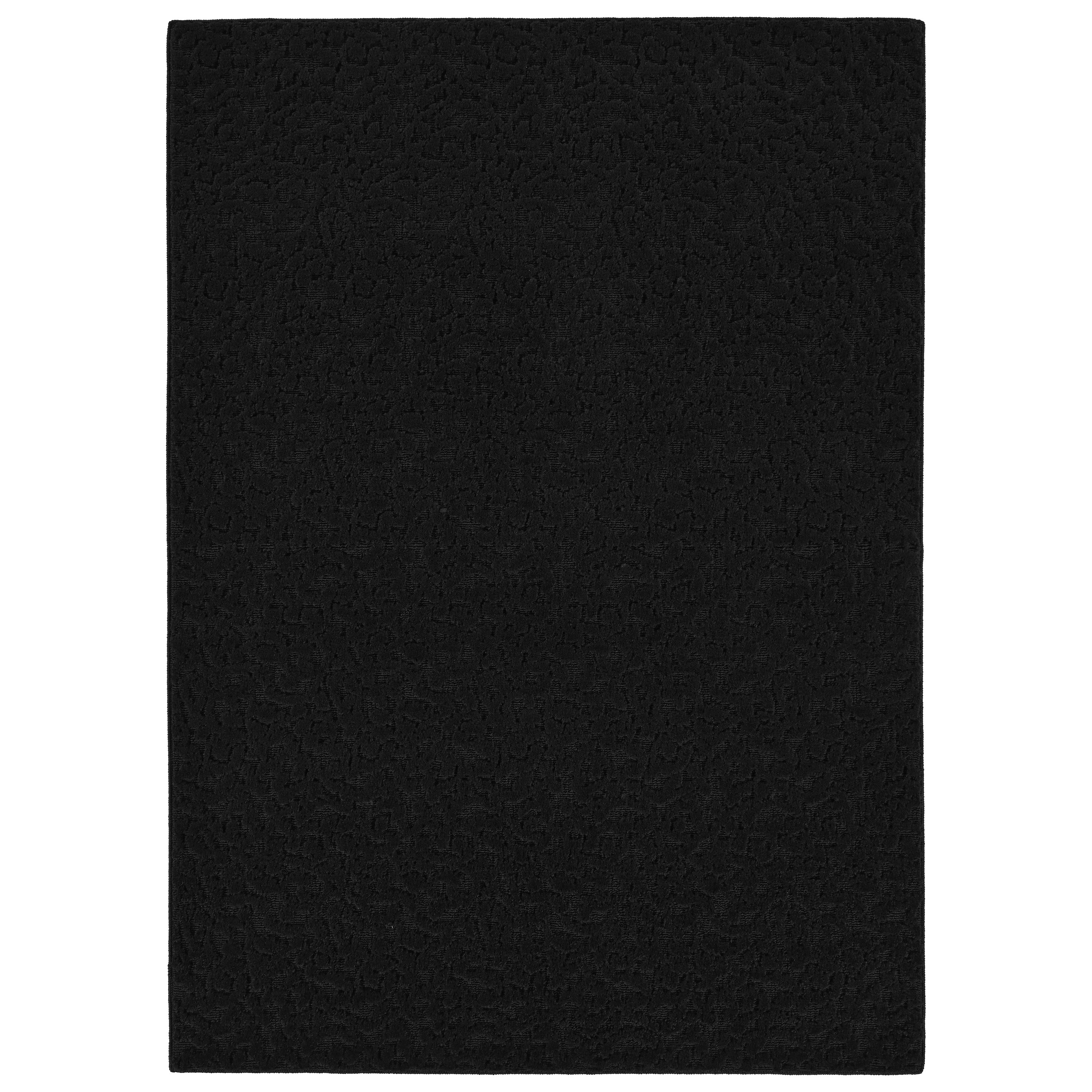 Garland Rug Ivy Black Indoor Area Rug, 12' x 15'
