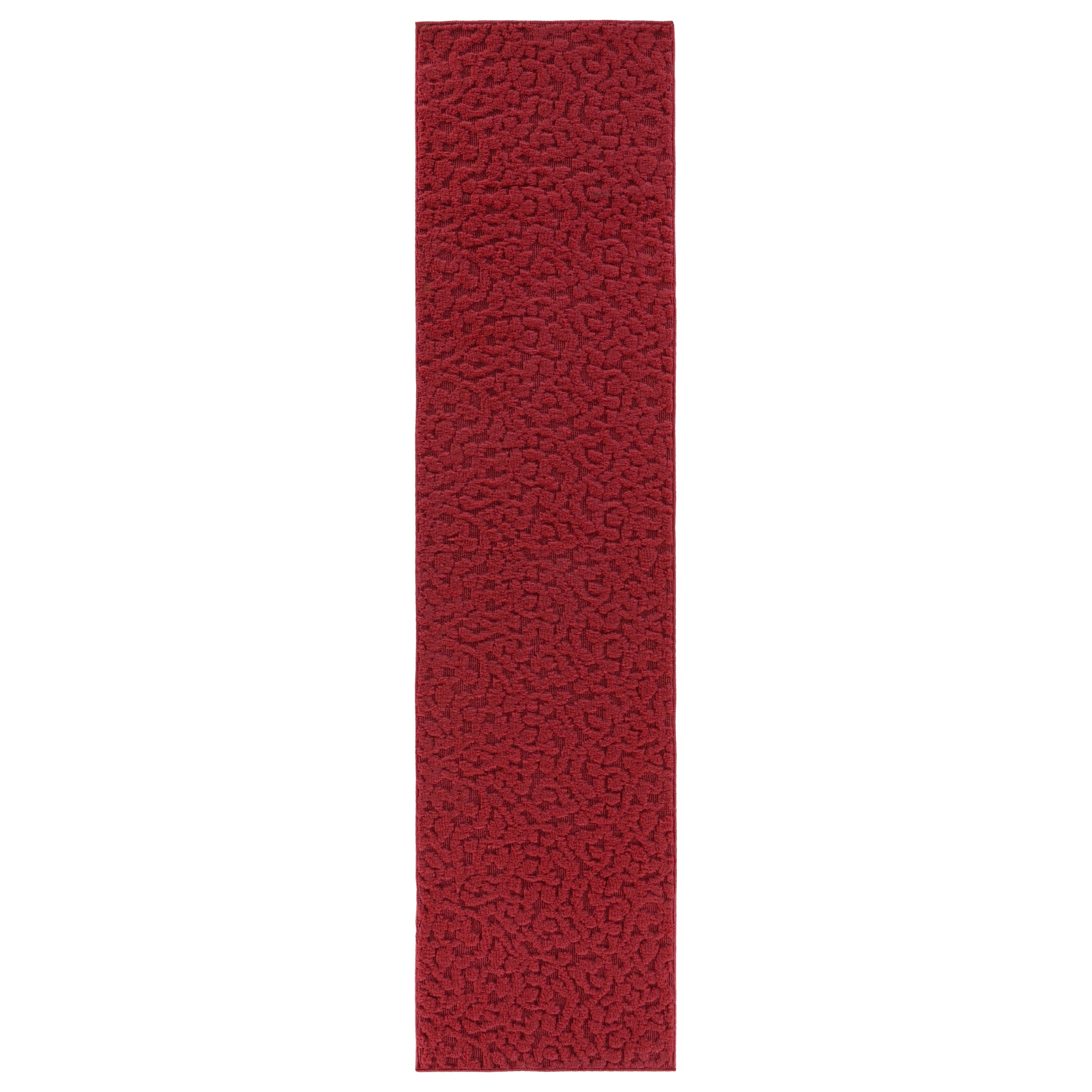 Garland Rug Ivy Chili Red Indoor Runner Rug, 2' x 12'