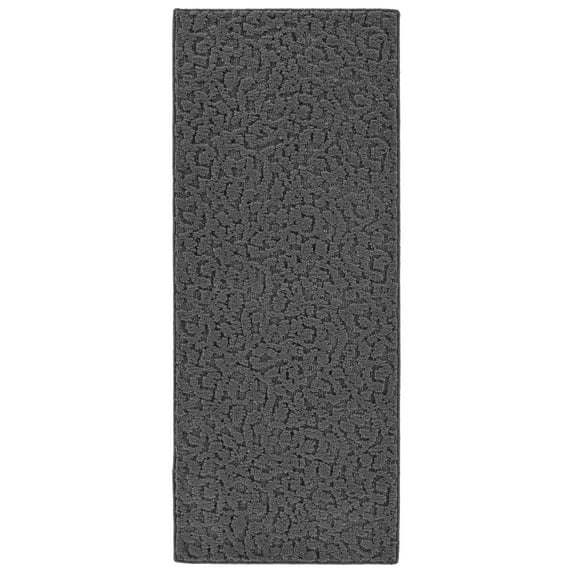 Garland Rug Ivy Cinder Gray Indoor Runner Rug, 3' x 8'