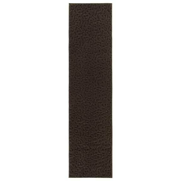 Garland Rug Ivy Mocha Indoor Runner Rug, 2' x 12'