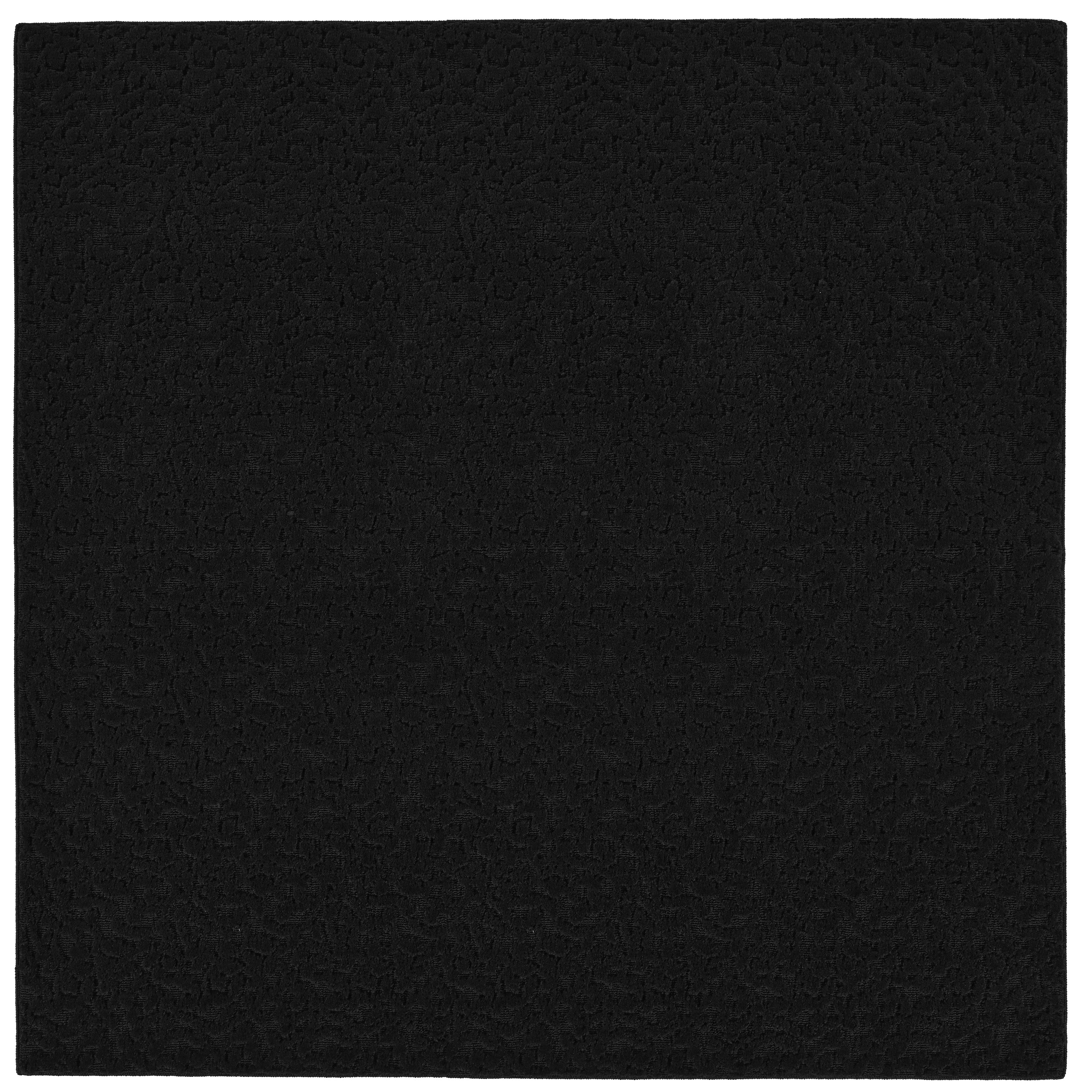 Garland Rug Ivy Black Square Indoor Area Rug, 12' x 12'