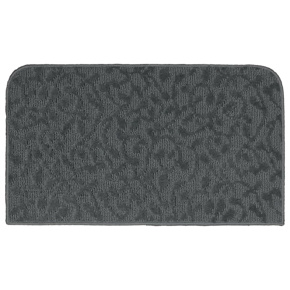 Garland Rug Ivy Polypropylene Cinder Gray Indoor Accent Rug, 18" x 30"