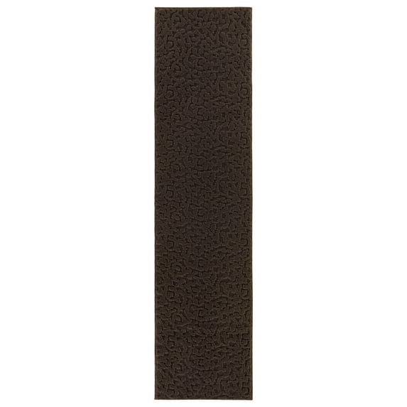 Garland Rug Ivy Mocha Indoor Runner Rug, 2' x 8'