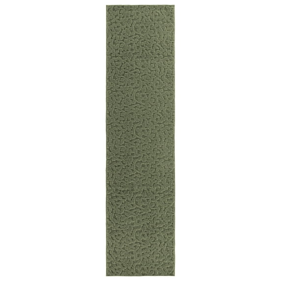 Garland Rug Ivy Sage Indoor Runner Rug, 2' x 8'