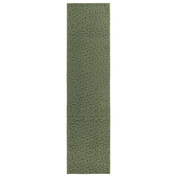 Garland Rug Ivy Sage Indoor Runner Rug, 3' x 12'