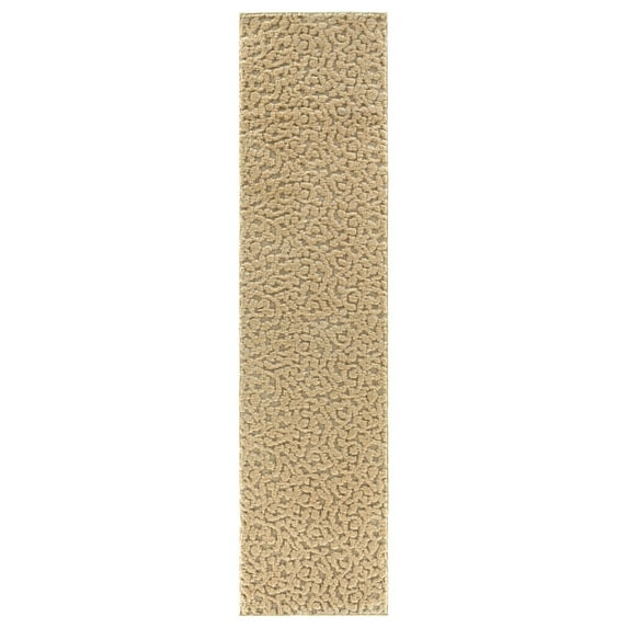 Garland Rug Ivy Tan Indoor Runner Rug, 3' x 12'