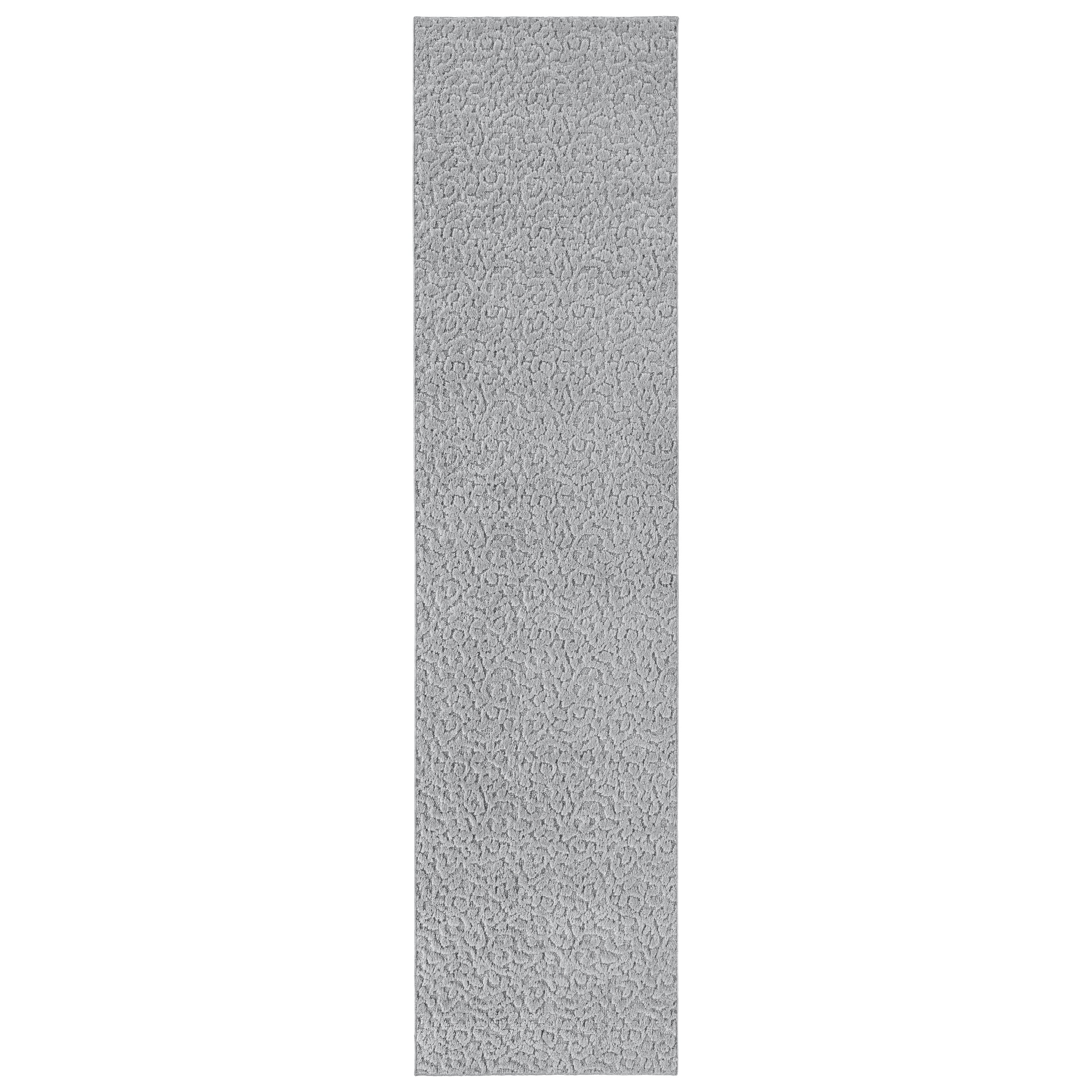 Garland Rug Ivy Silver Indoor Runner Rug, 2' x 12'