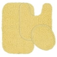 thumbnail image 1 of Garland Rug Jazz Washable Bath Rug Set, 3 Piece Set (21"x34" Bath Rug, Contour Rug, & Toilet Lid) Rubber Ducky Yellow, 1 of 7