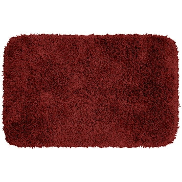 Garland Rug Jazz Washable Nylon Chili Pepper Red Bathroom Rug, 24" x 40"