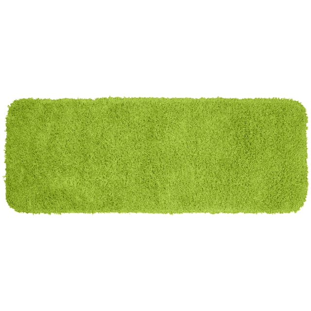 Garland Rug Jazz Washable Nylon Lime Green Bathroom Runner, 22