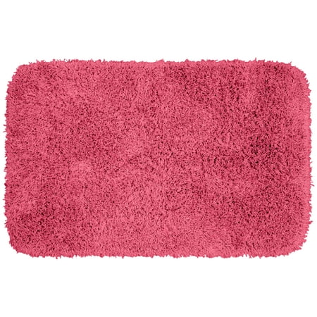 Garland Rug Jazz Washable Nylon Pink Bathroom Rug, 24" x 40"
