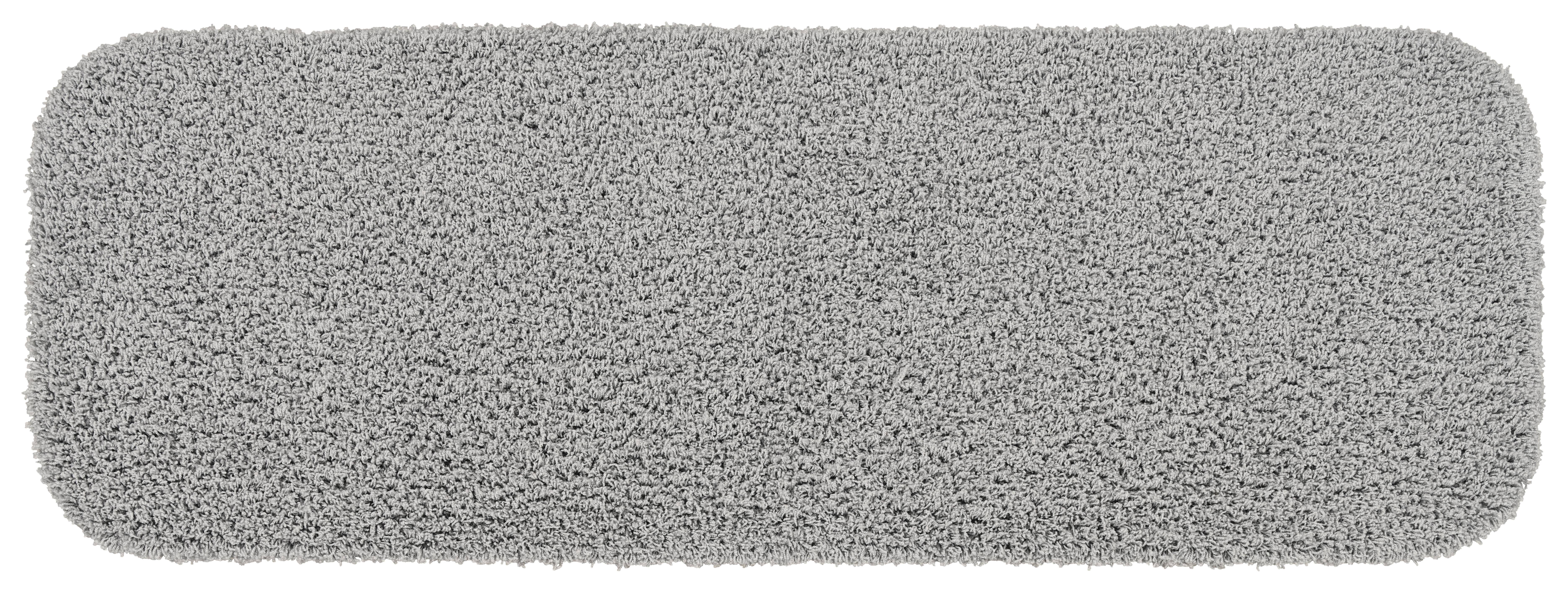 Garland Rug Jazz Washable Nylon Platinum Gray Bathroom Runner, 22" x 60"