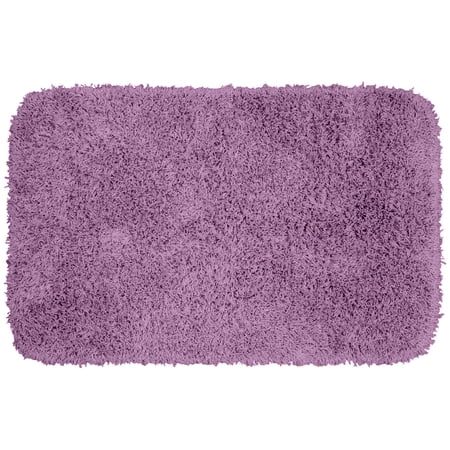 Garland Rug Jazz Washable Nylon Purple Bathroom Rug, 24" x 40"
