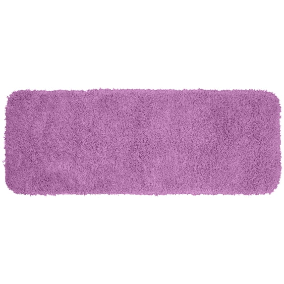 Garland Rug Jazz Washable Nylon Purple Bathroom Runner, 22" x 60"