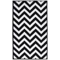 thumbnail image 1 of Garland Rug Large Cheveron 5 ft. x 7 ft. Area Rug Black/White, 1 of 5