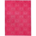 thumbnail image 1 of Garland Rug Large Peace Polypropylene Pink Indoor Area Rug, 5' x 7', 1 of 5