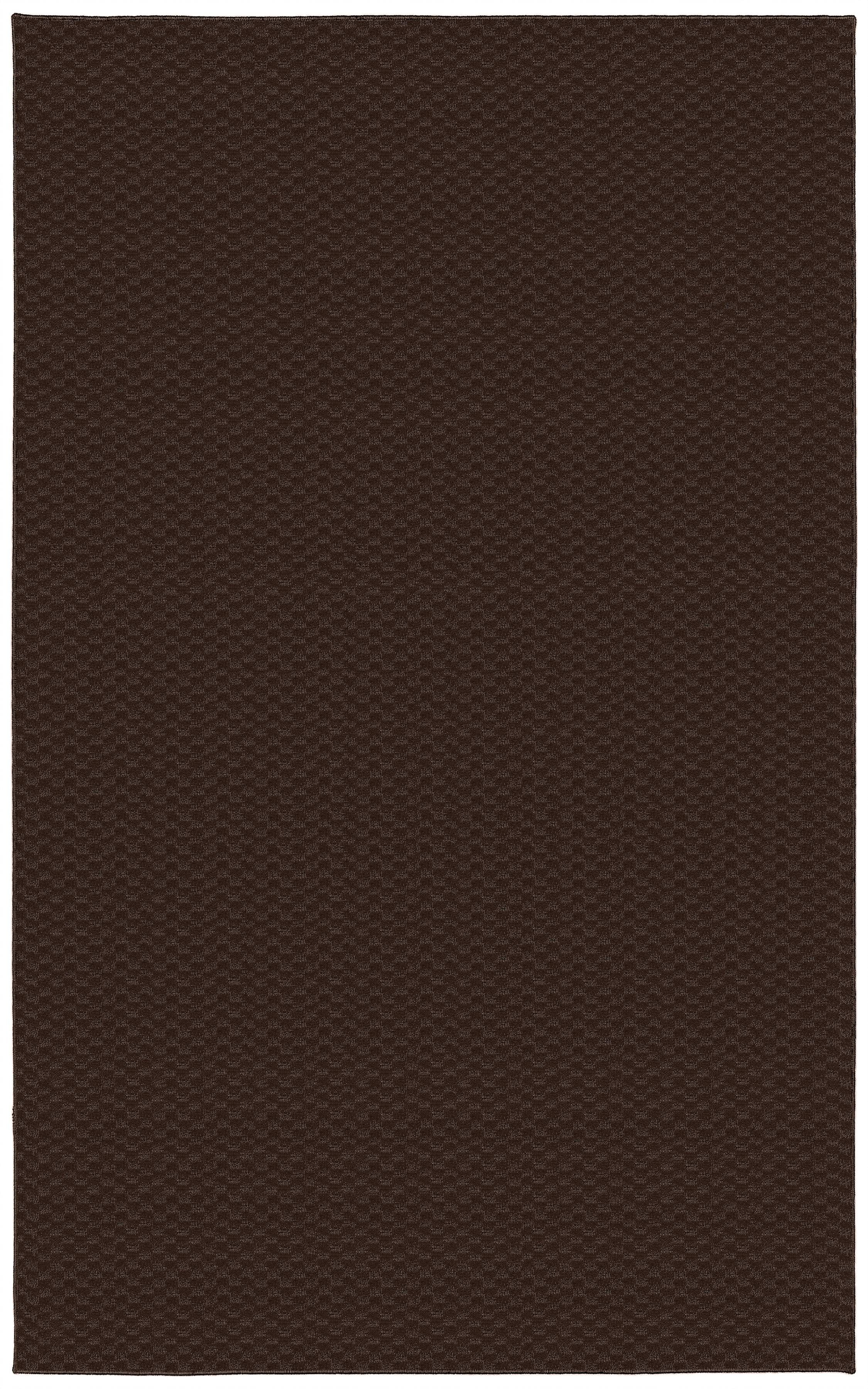 Medallion Chocolate 12' Square Tufted Synthetic Area Rug