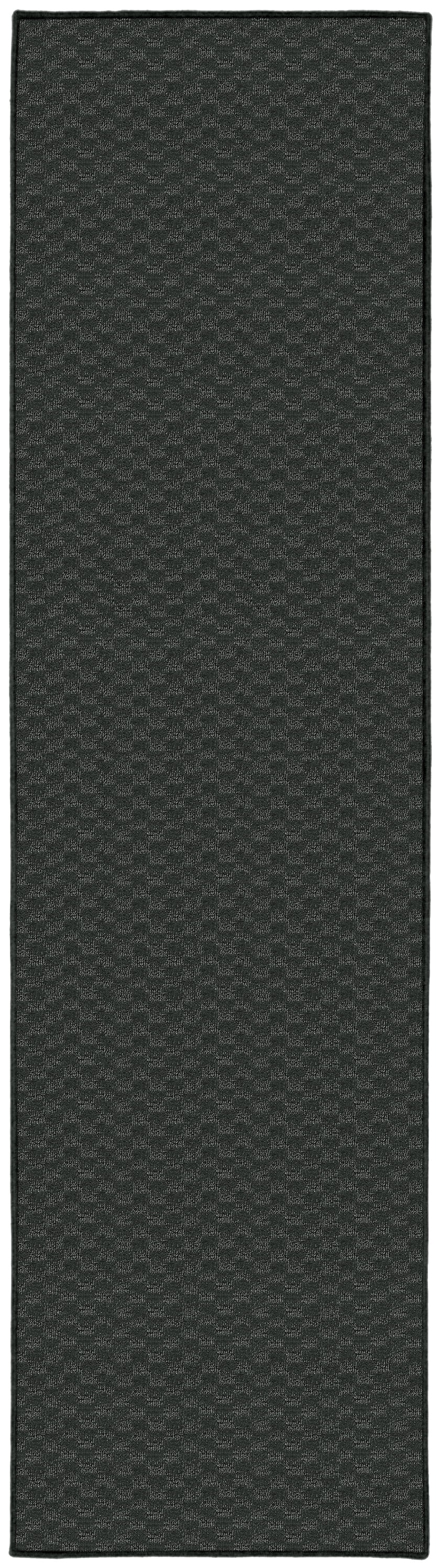 Garland Rug Medallion 2 ft. x 12 ft. Area Rug Large Runner Cinder Gray