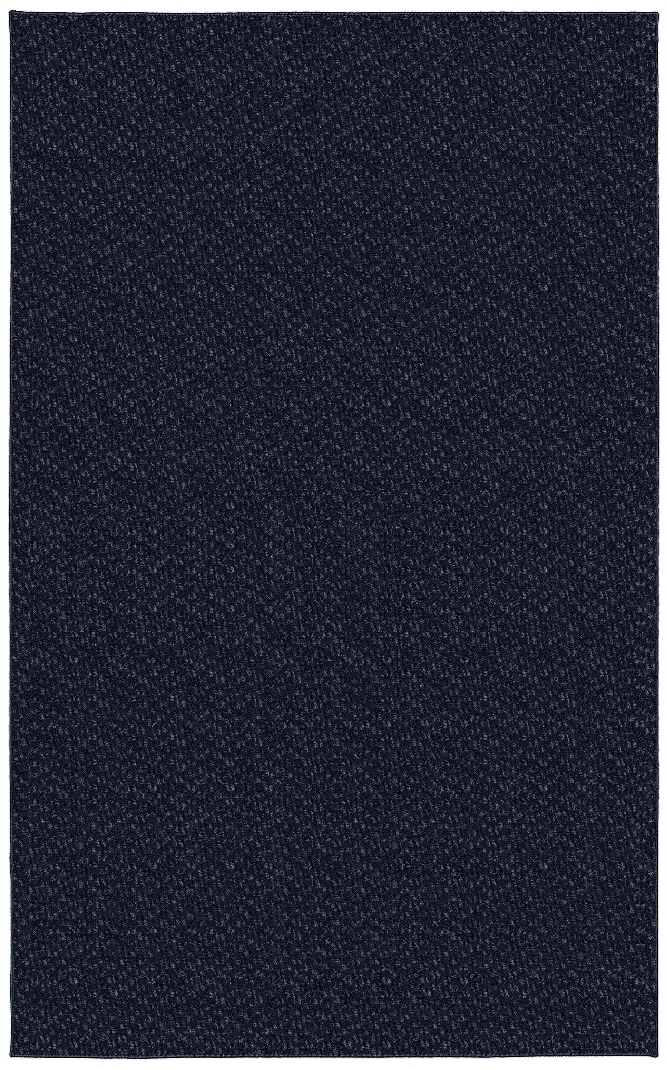 Medallion Navy Tufted 5' x 7' Rectangular Synthetic Area Rug
