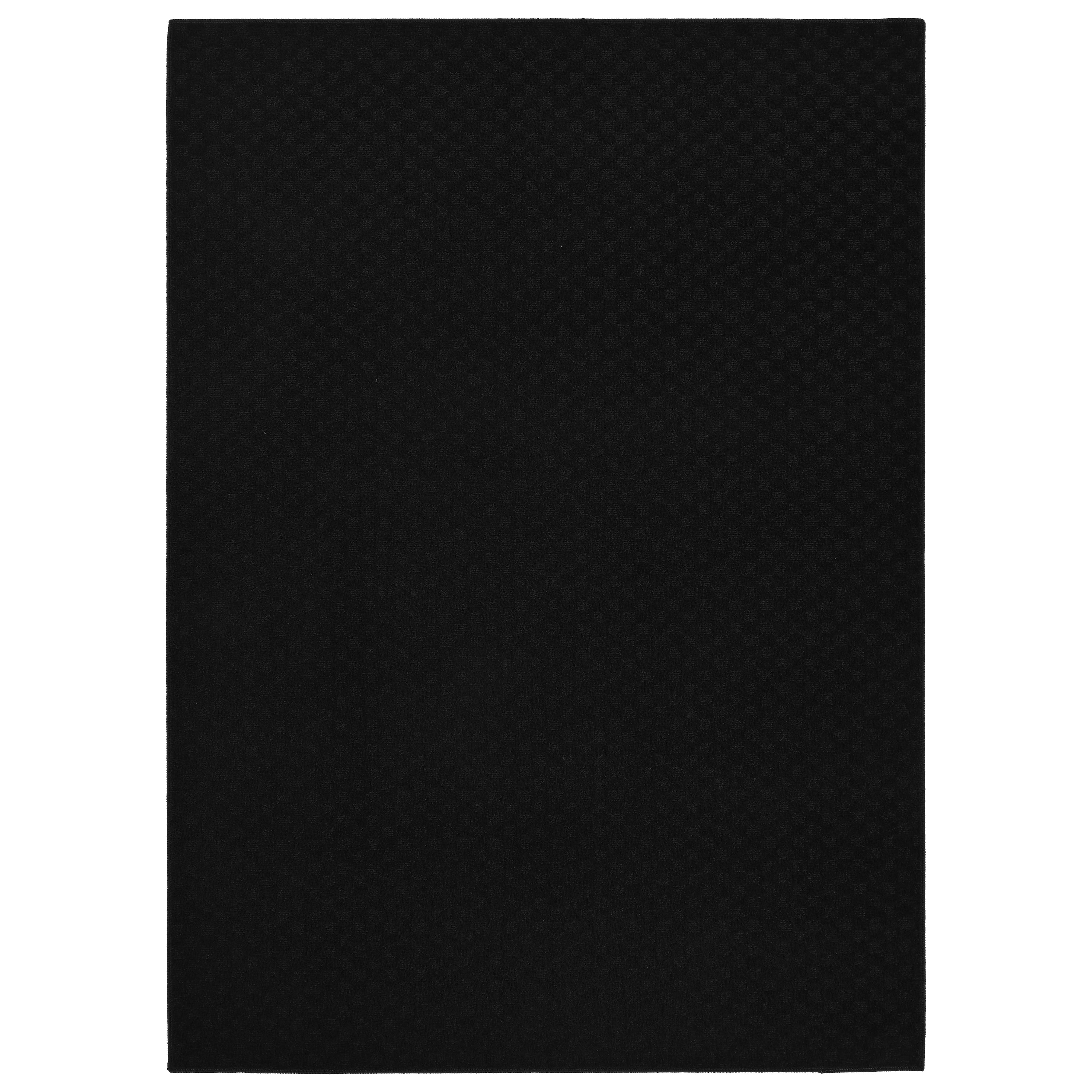 Garland Rug Medallion Polypropylene Black Indoor Area Rug, 5' x 8'