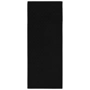 Garland Rug Medallion Black Indoor Runner Rug, 2 x 8