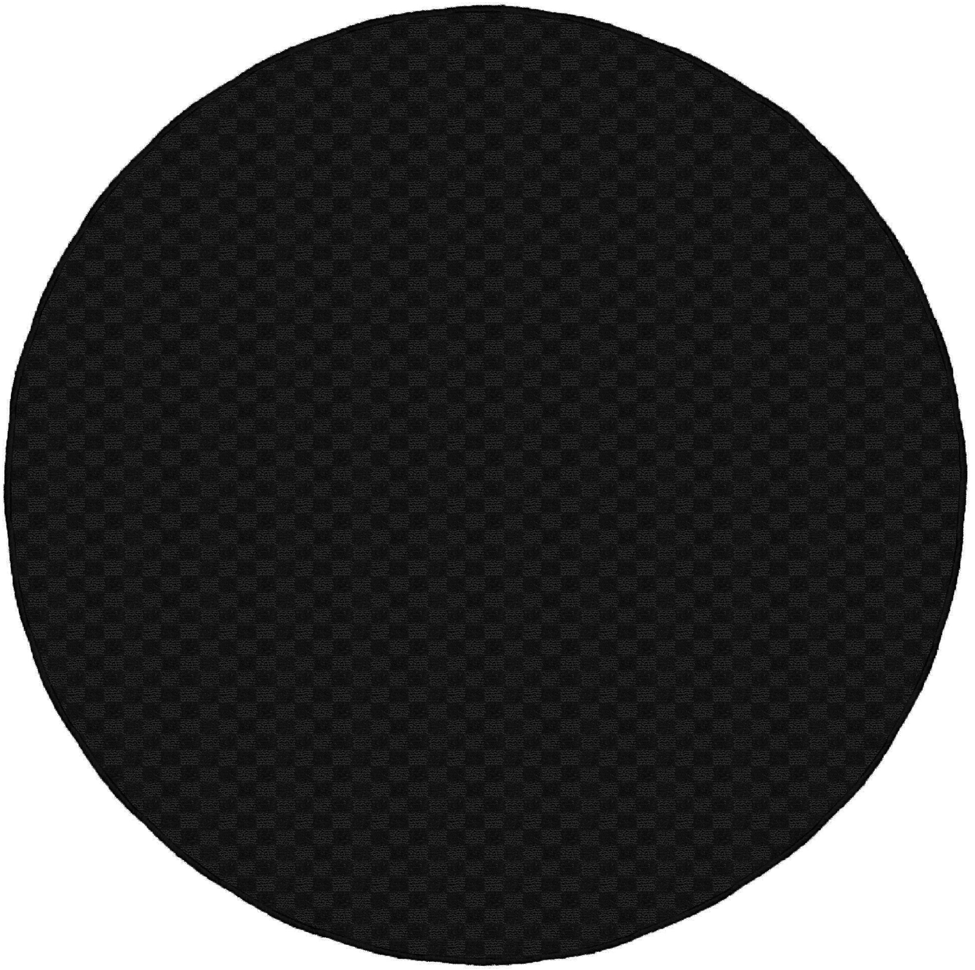 Garland Rug Medallion Black Round Indoor Area Rug, 5' x 5'