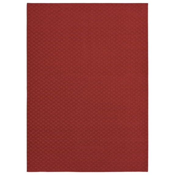 Garland Rug Medallion Chili Red Indoor Area Rug, 7'6" x 9'6"