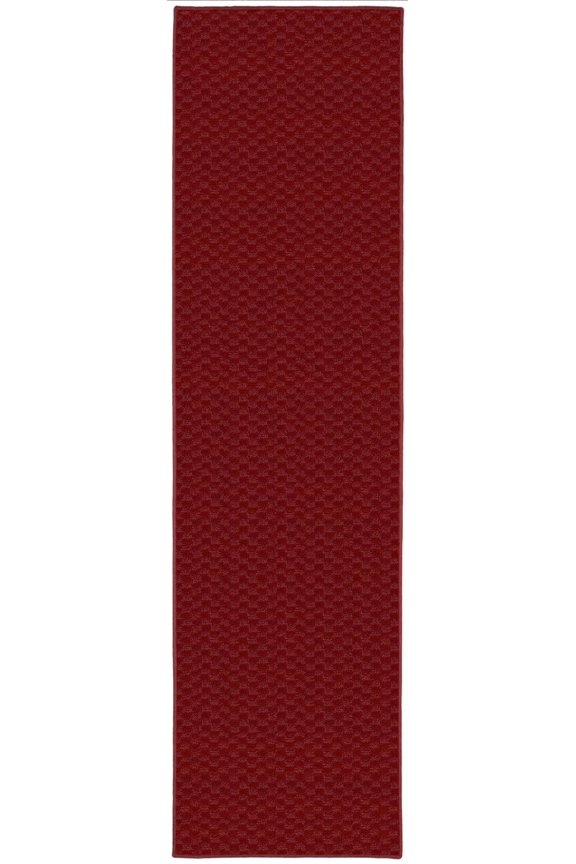 Garland Rug Medallion Chili Red Indoor Runner Rug, 2' x 12'