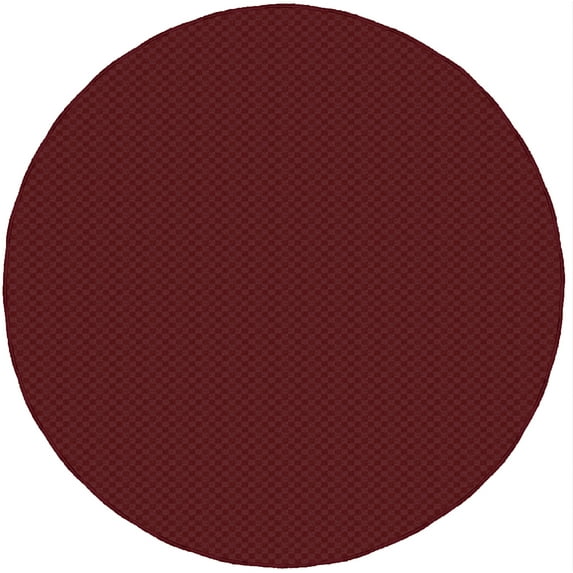 Garland Rug Medallion Chili Red Round Indoor Area Rug, 5' x 5'