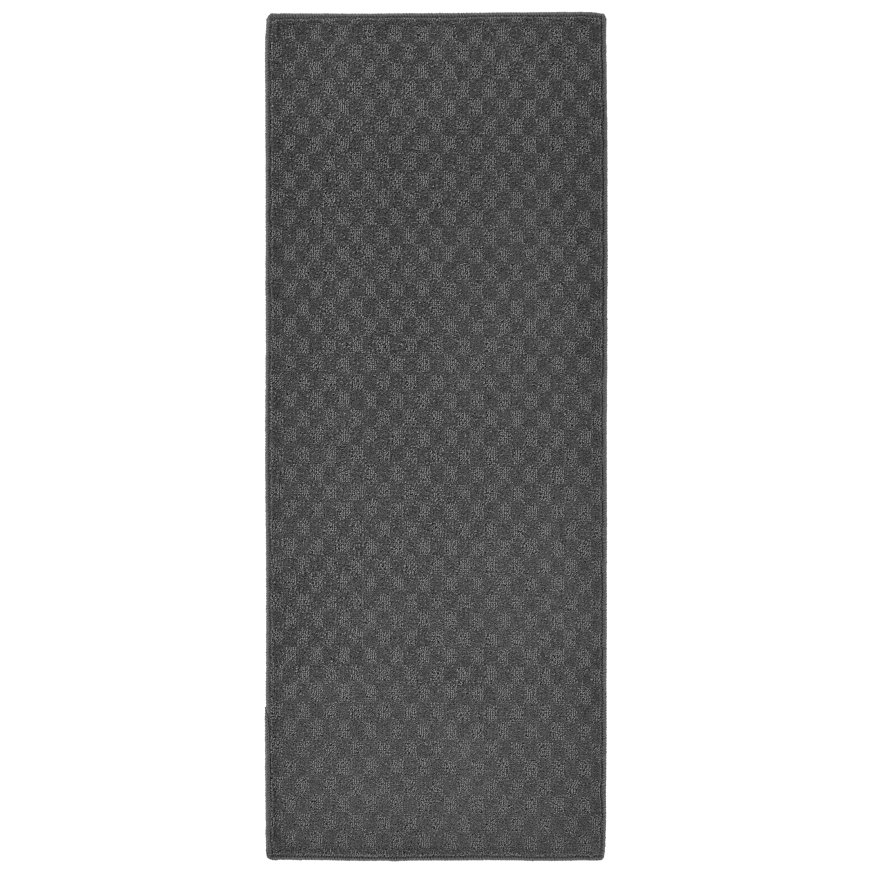Garland Rug Medallion Cinder Gray Indoor Runner Rug, 2' x 5'