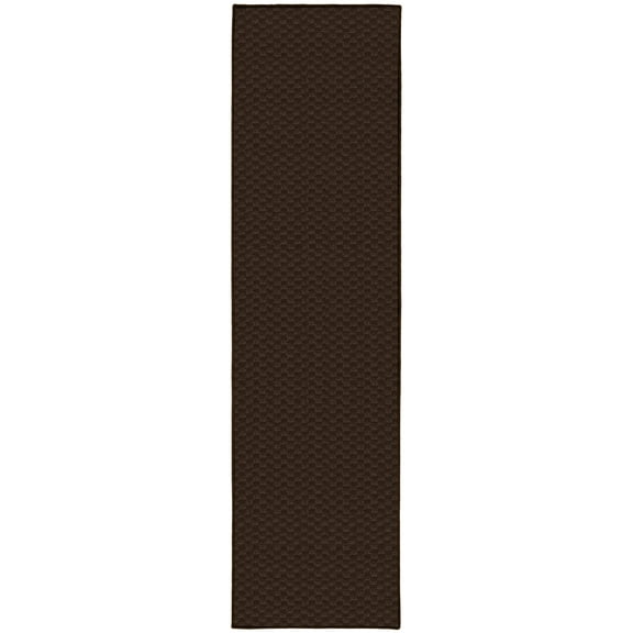 Garland Rug Medallion Mocha Indoor Runner Rug, 2' x 12'