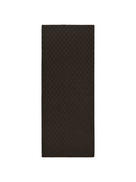 Garland Rug Medallion Mocha Indoor Runner Rug, 2' x 8'