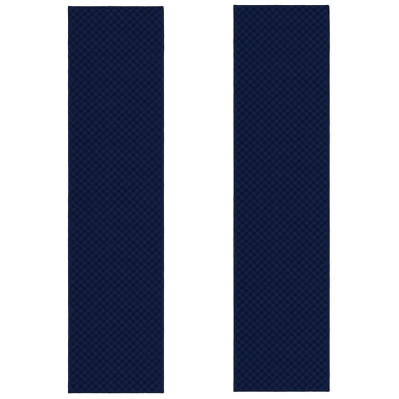 Garland Rug Medallion Navy 2 Piece Indoor Runner Set, (2) 2' x 10'