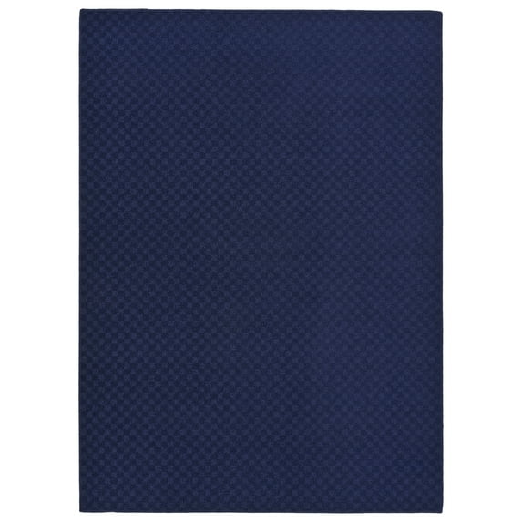 Garland Rug Medallion Navy Indoor Area Rug, 5' x 7'