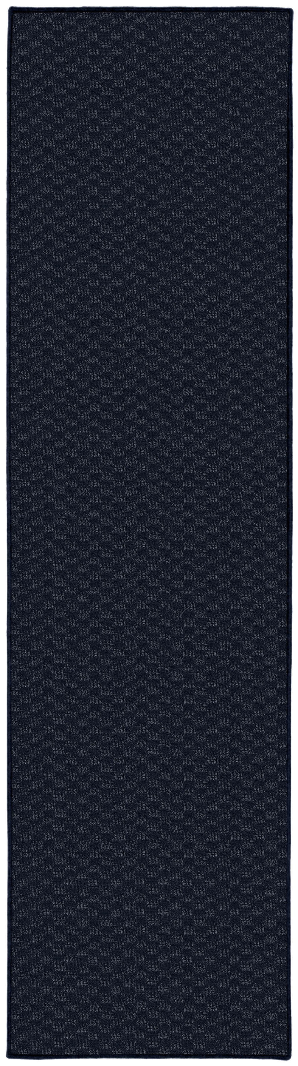 Garland Rug Medallion Navy Indoor Runner Rug, 2' x 12'