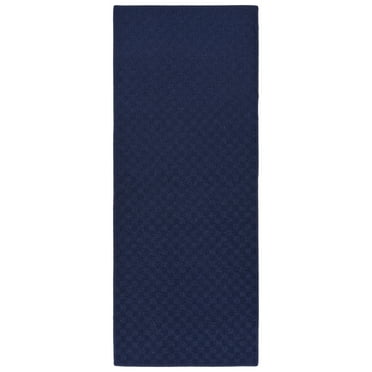 Garland Rug Medallion Navy Indoor Runner Rug, 2' x 8'