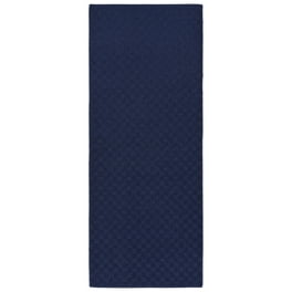 Garland Medallion 2 x 8 Navy Indoor Solid Runner Garland Medallion 2 x 8 Navy Indoor Solid Runner