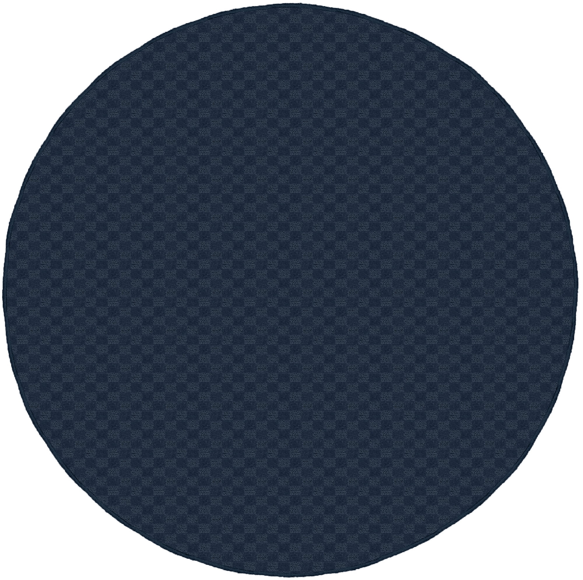 Garland Rug Medallion Navy Round Indoor Area Rug, 5' x 5'