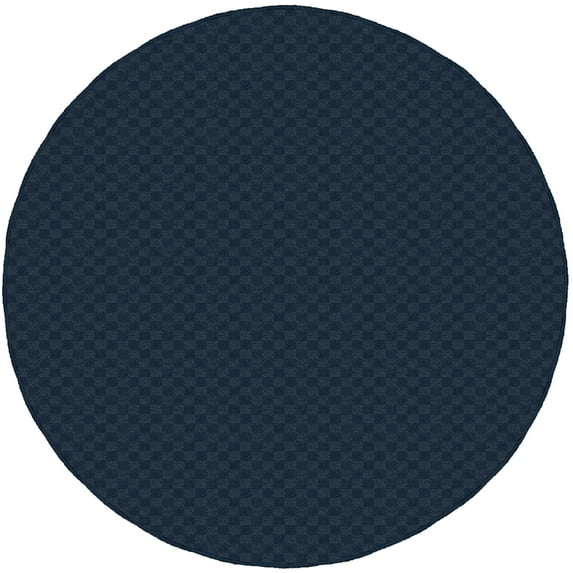 Garland Rug Medallion Navy Round Indoor Area Rug, 5' x 5'