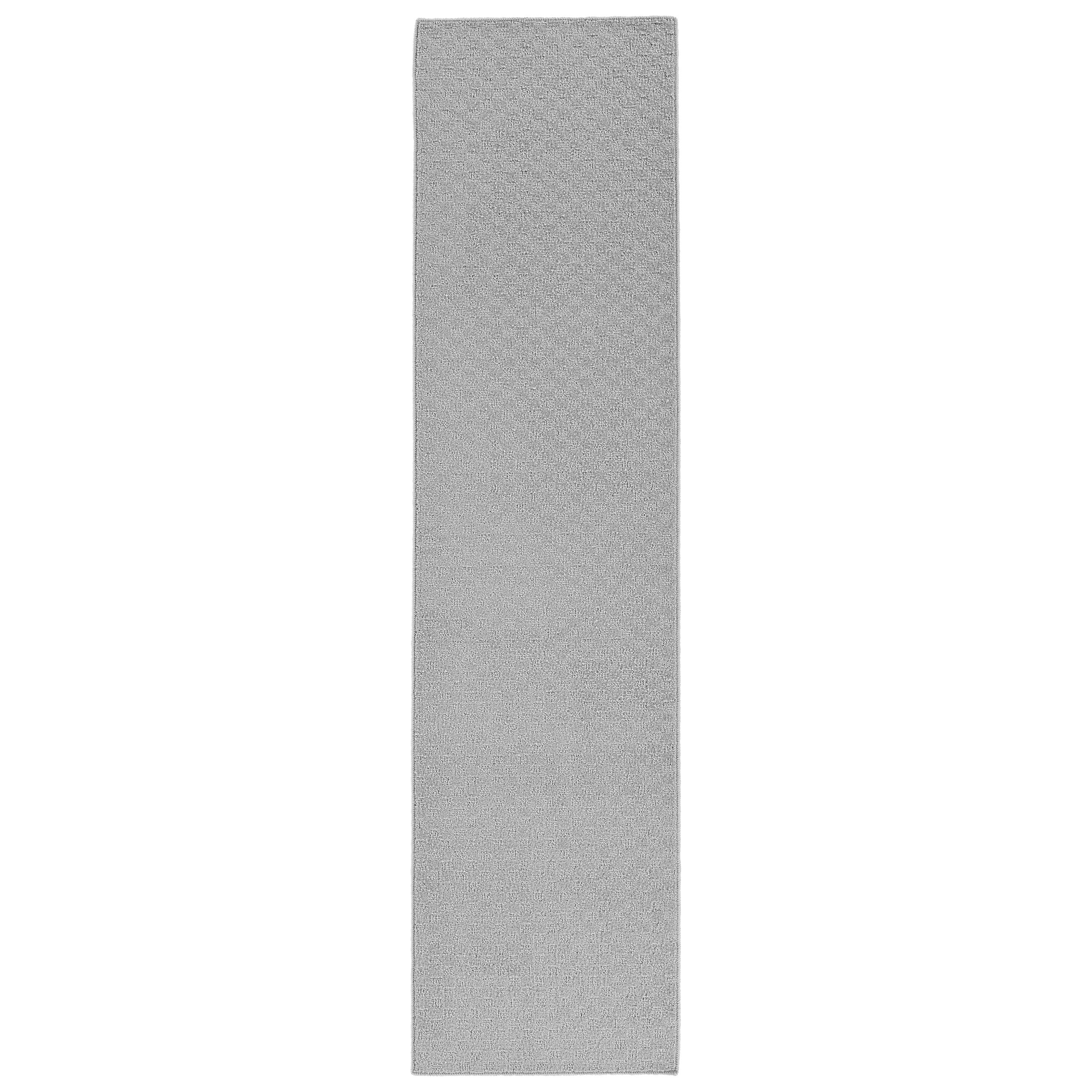 Garland Rug Medallion Silver Indoor Runner Rug, 3' x 8'