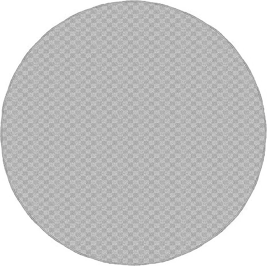 Garland Rug Medallion Silver Round Indoor Area Rug, 5' x 5'