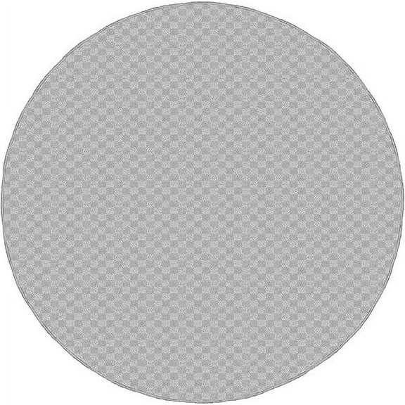 Garland Rug Medallion Silver Round Indoor Area Rug, 5' x 5'