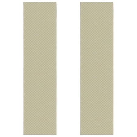 Garland Rug Medallion Tan 2 Piece Indoor Runner Set, (2) 2' x 10'