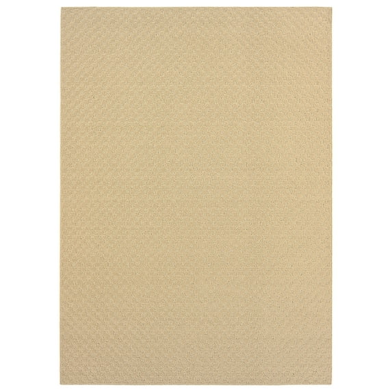 Garland Rug Medallion Tan Indoor Area Rug, 6' x 9'