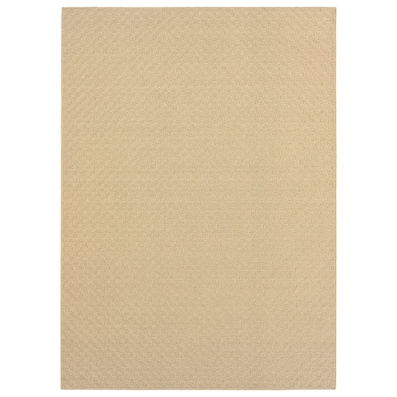 Garland Rug Medallion Tan Indoor Area Rug, 7'6" x 9'6"