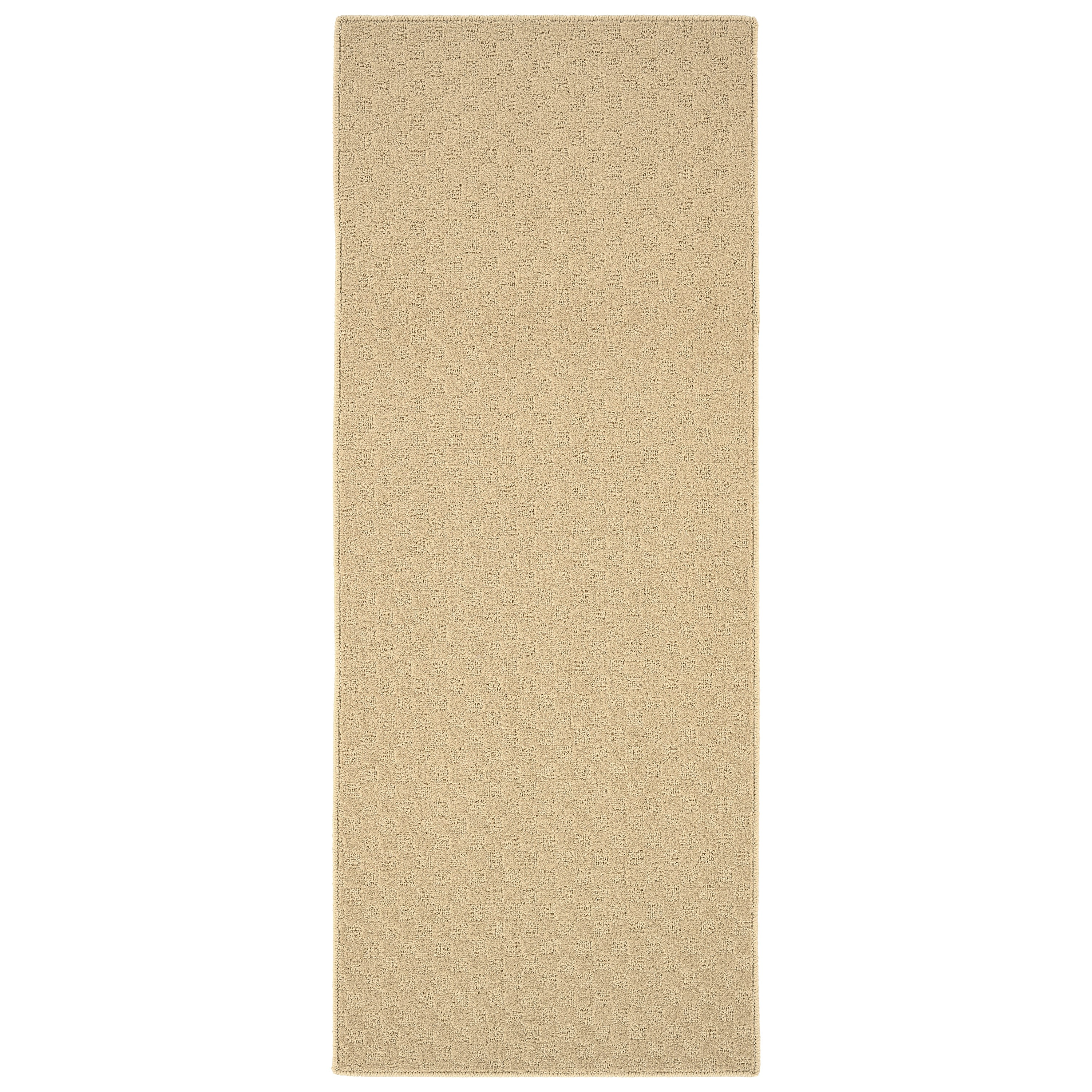 Garland Rug Medallion Tan Indoor Runner Rug, 2' x 5'