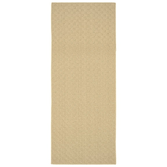Garland Rug Medallion Tan Indoor Runner Rug, 2' x 5'